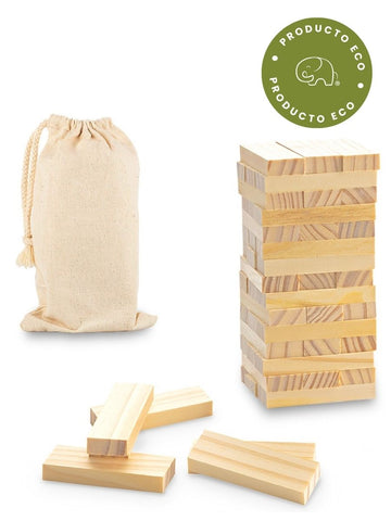 • Juego Torre Jenga en Madera Natural
