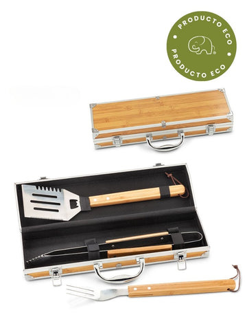 • Set para BBQ en Bamboo
