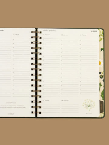 Agenda 2026 Compañia Botánica - Herbario (Semanal)