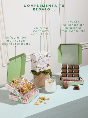 Arreglo Mykonos con Orquideas Baby