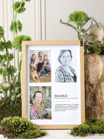 PREVENTA Portaretratos, Mamá, Mi Palabra Favorita