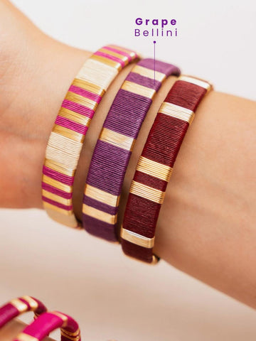 Handwoven Colombian Bracelet | Indigenous Artisan Jewelry | Gold Wire & Natural Fiber Bangle | Boho Chic Cuff | Ethical Gift for Her