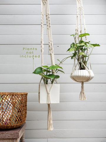 Barichara Hanging Pot Planters (4 Pcs) (No plants included)