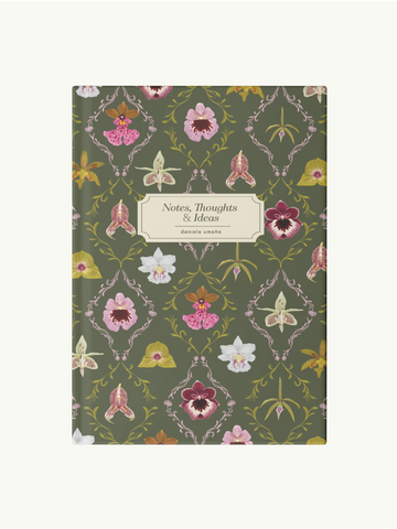 Cuaderno Pasta Dura Pink Orchids