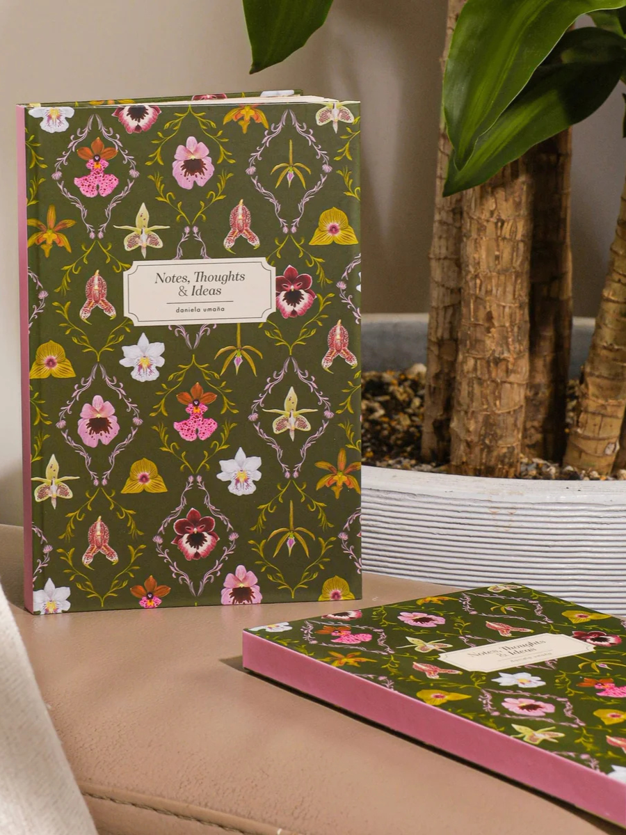 Cuaderno Pasta Dura Pink Orchids