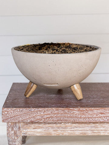 Bowl Concreto Tibet M (26 X 13 Cm)