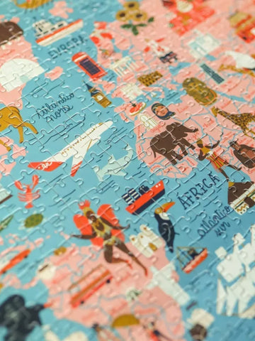 Rompecabezas 1.000 Piezas Mapa del Mundo