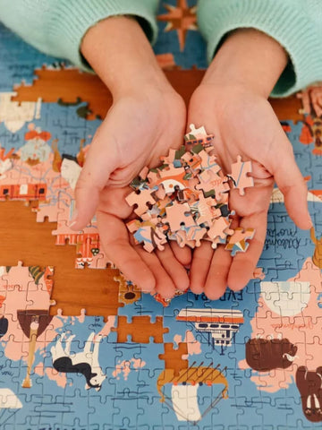 Rompecabezas 1.000 Piezas Mapa del Mundo