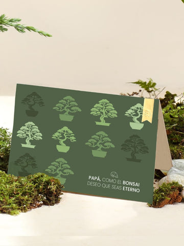 Tarjeta de Regalo Papá con Semillas