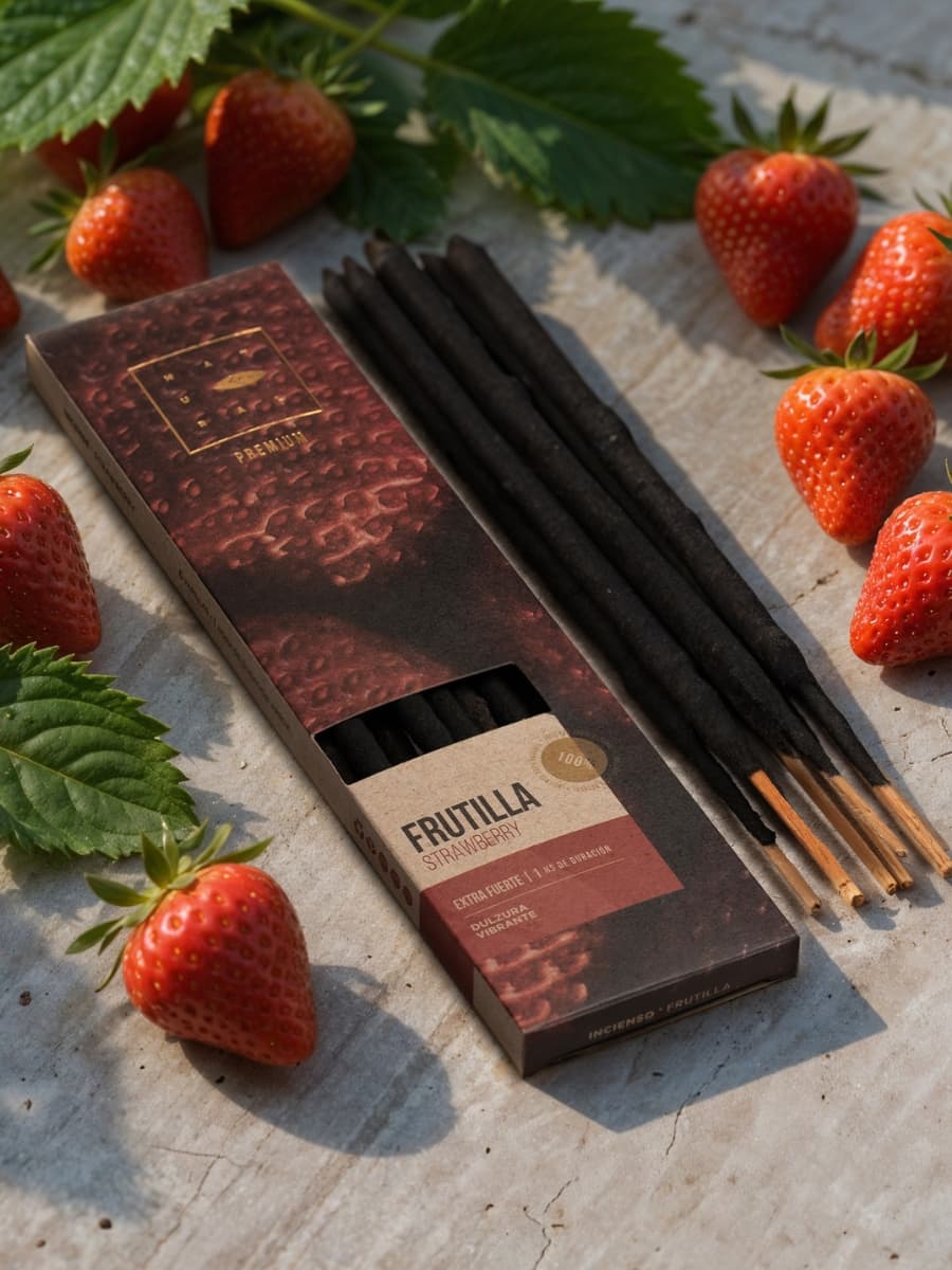 Sahumerio Natural Premium Frutas Fresa