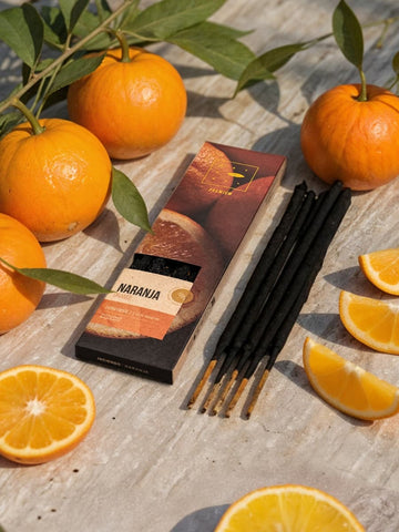 Sahumerio Natural Premium Frutas Naranja