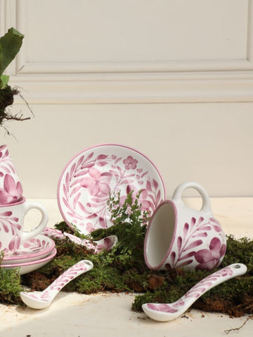 • Set de Café Mora en Leche x 12 Piezas