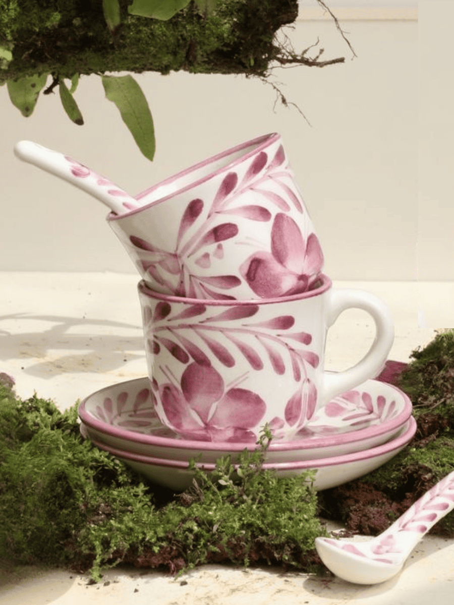 Set de Café Mora en Leche x 6