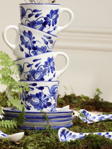 • Set de Café Azul x 12 Piezas