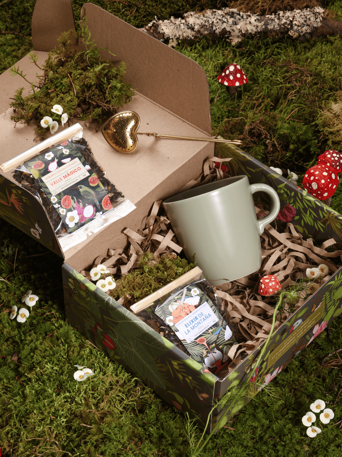 Set de Té Premium Edición Jardin Secreto