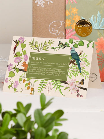 Tarjeta de Regalo Mamá con Semillas